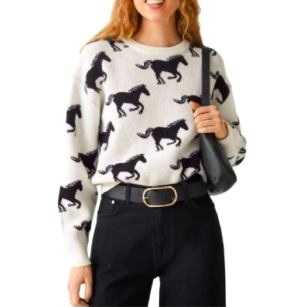 & Other Stories / Paris Atelier Galloping Horses Sweater